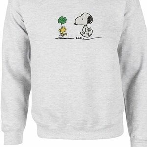 Snoopy 4 leaf clover embroidered sweater